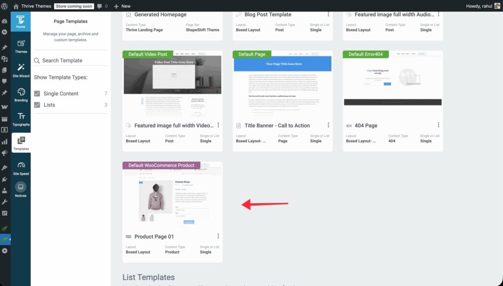How to Apply WooCommerce Templates in Thrive Architect