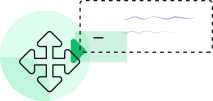 Visual drag and drop builder