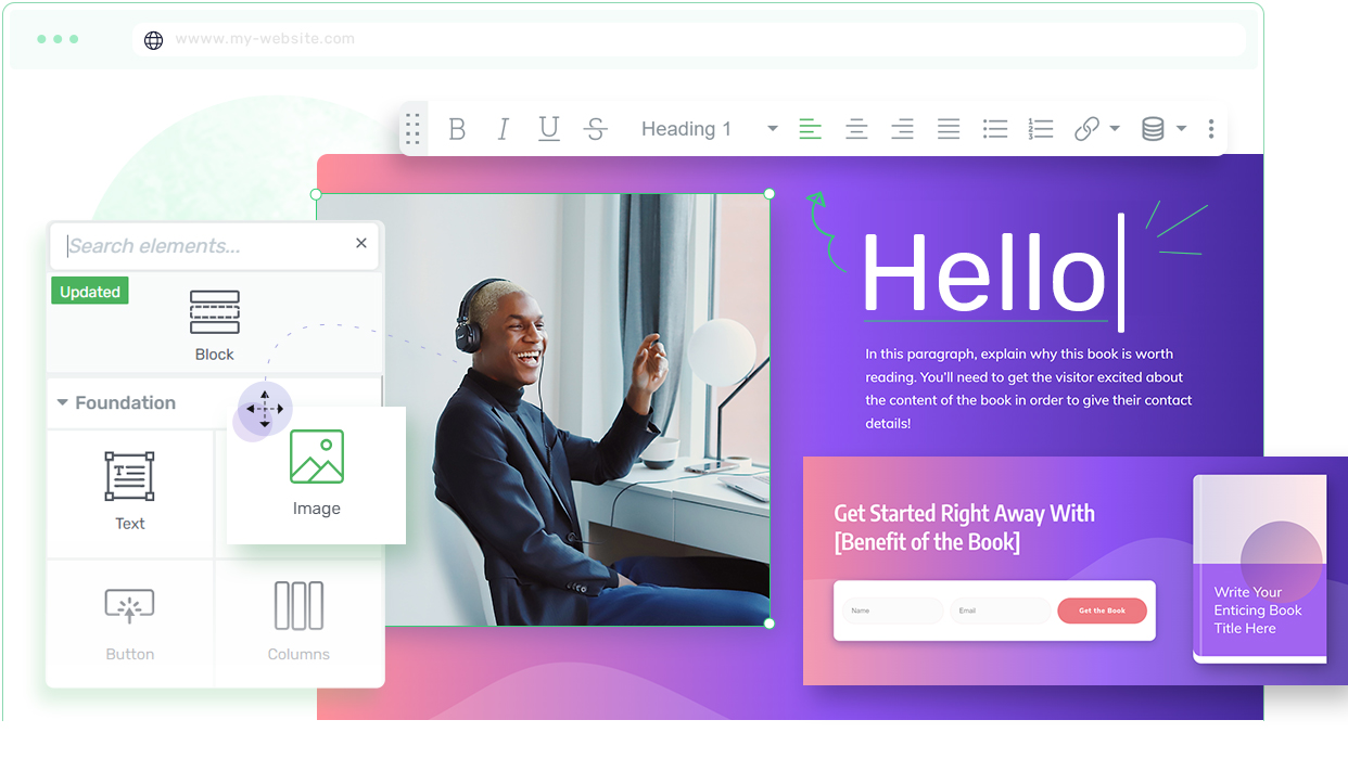 Control every aspect of your page