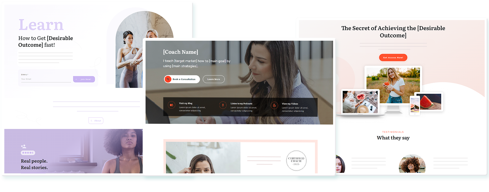 Professionally designed WordPress templates