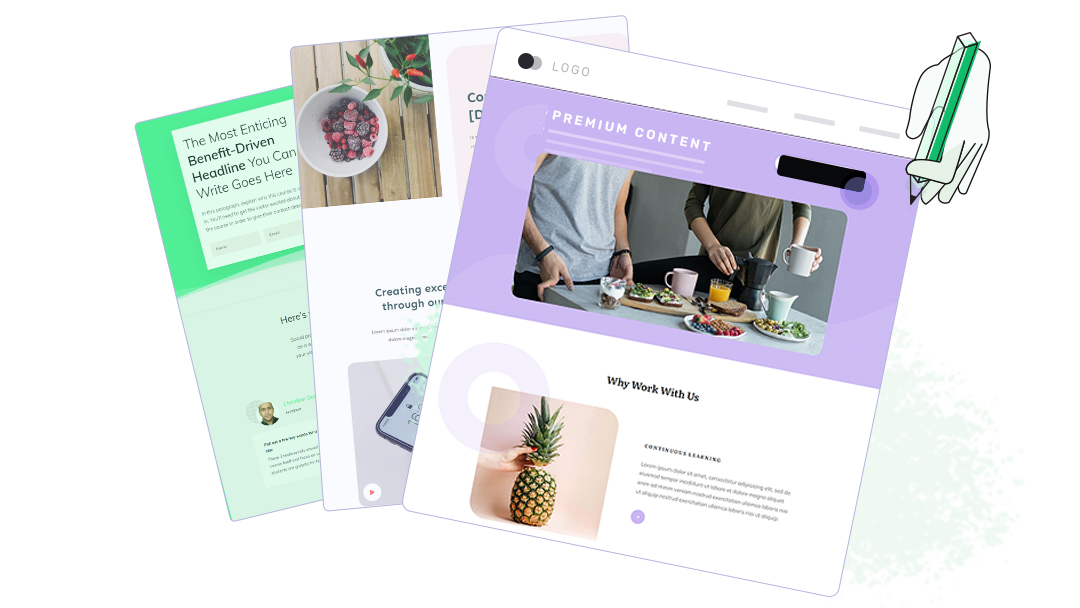 Perfect starting point for your landing page