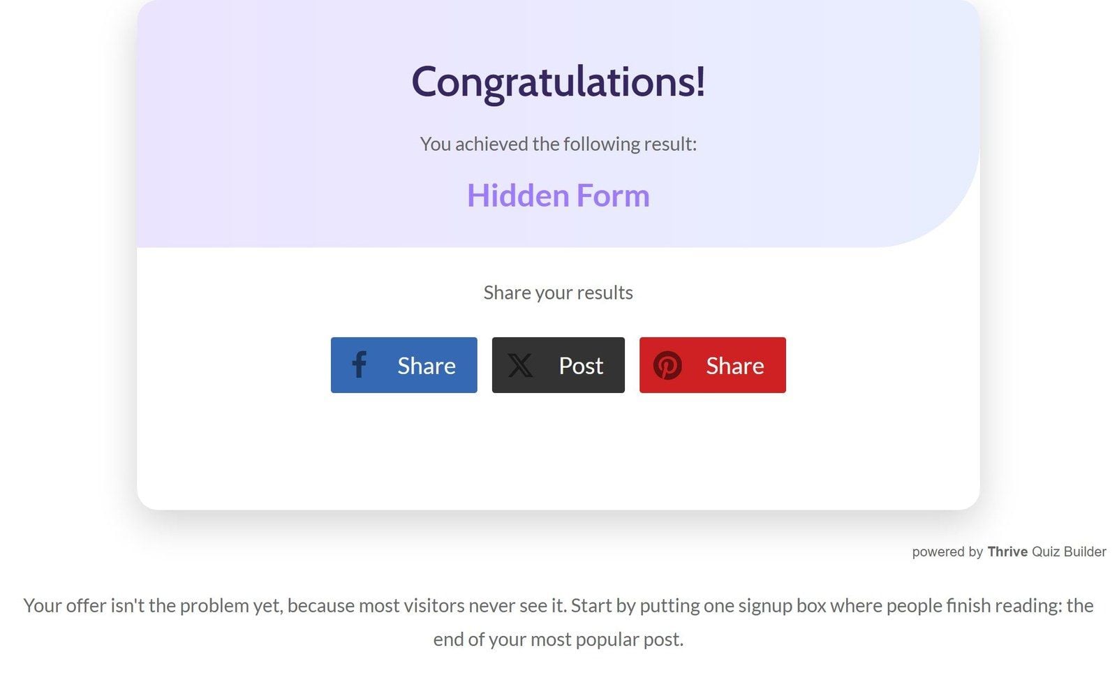 quiz-result-page-front-end-thrive-quiz-builder